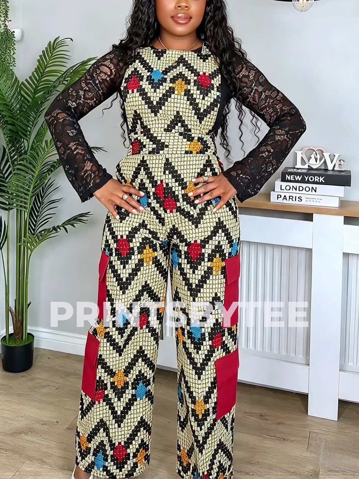 2 in 1 Dungaree — Patterned