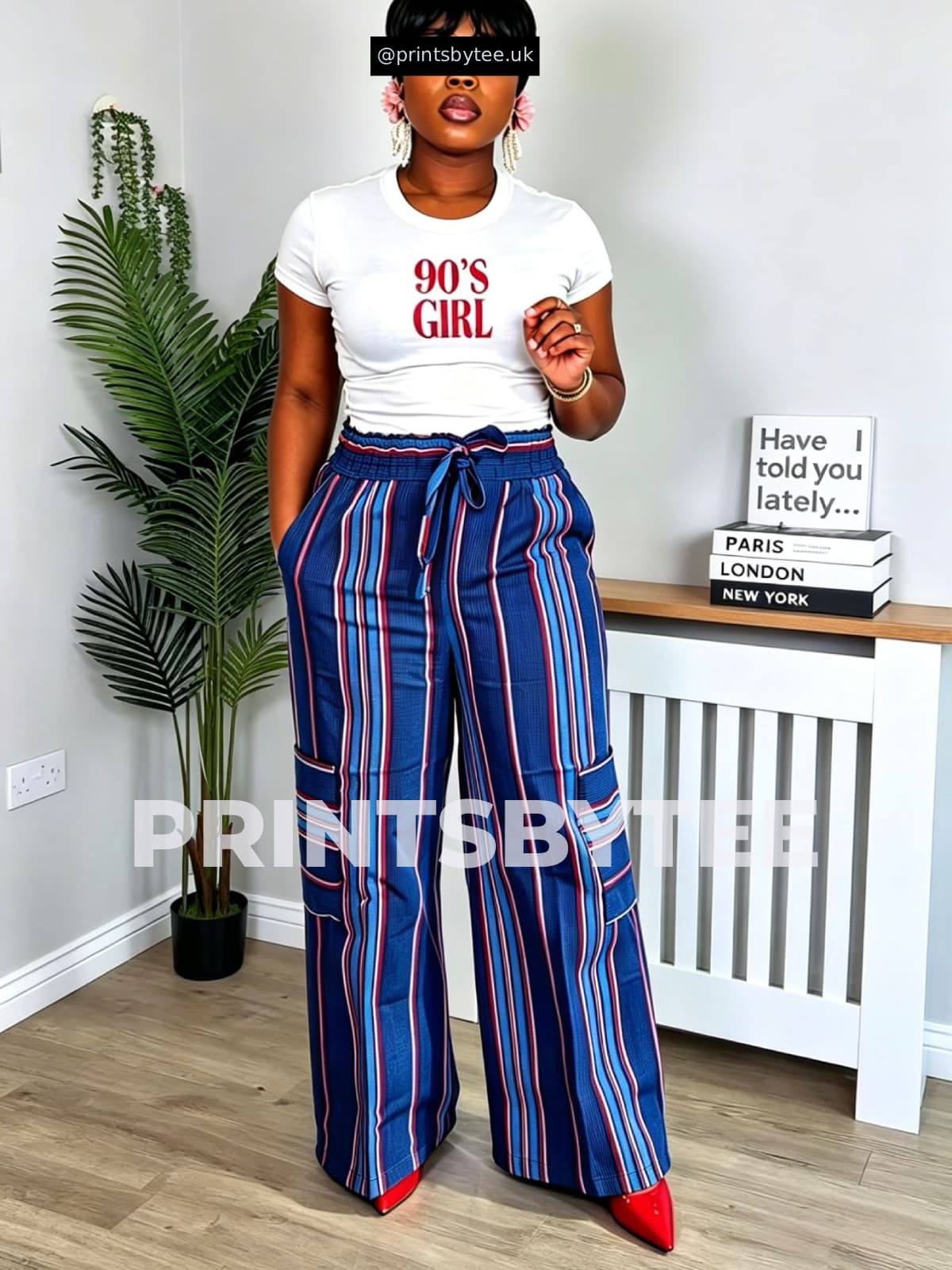 Aso Oke Pant — Blue