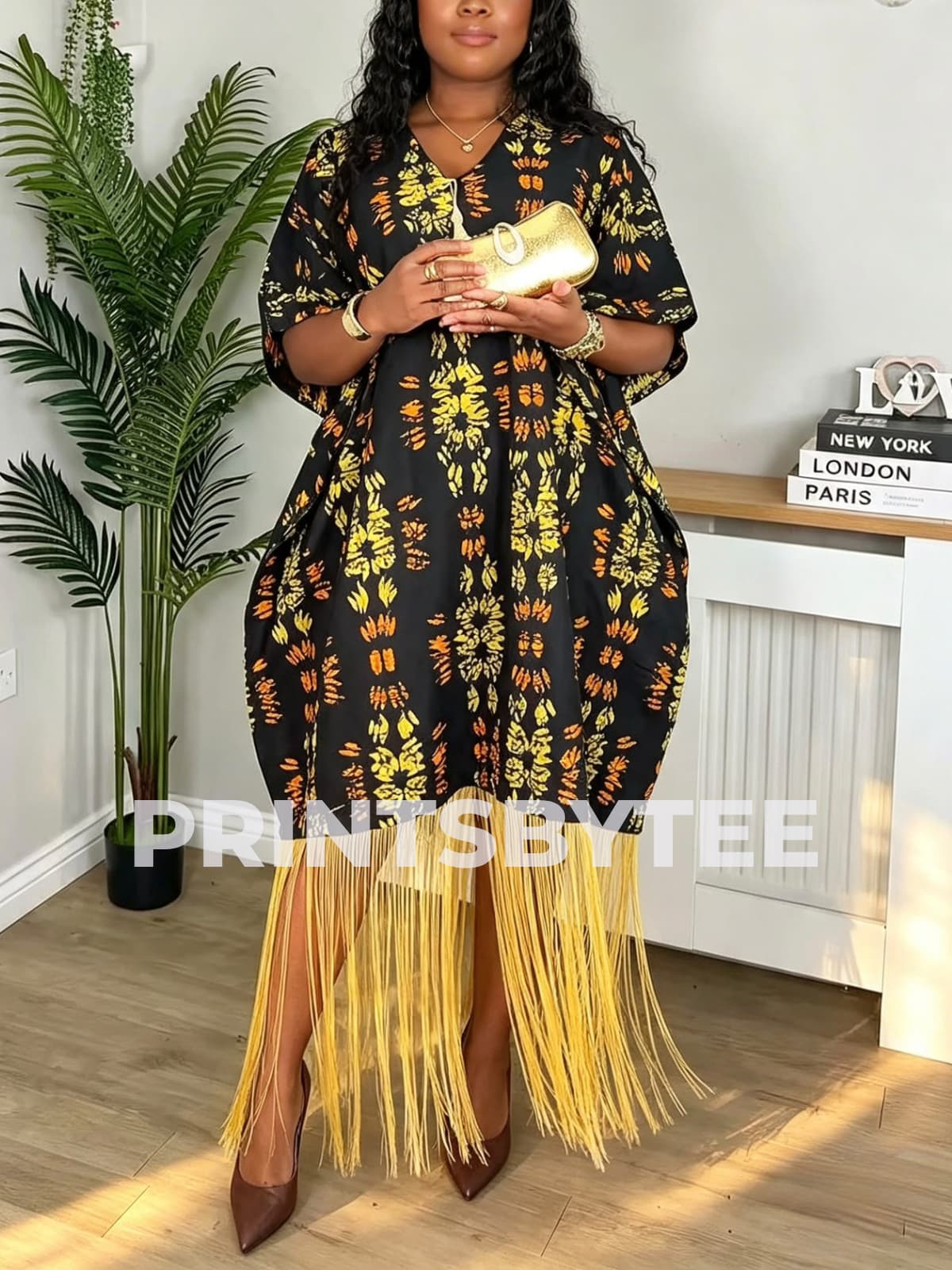 Fringe Dress (Gold)